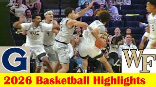 Details Georgetown vs Wake Forest Basketball Highlights 10 4 2026 Guide