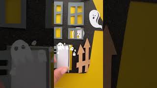 Halloween Cricut Papercraft #hauntedhouse #cutout #svg #papercraft #kidsactivity  #halloween #cricut