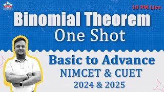 Binomial Theorem | One Shot | Basic To Advance Level | NIMCET & CUET 2024 - 2025 #nimcet2024 #cuet screenshot 5