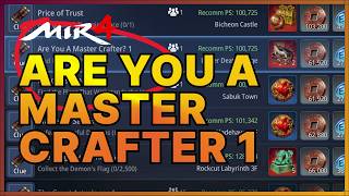 Mir4 Are You a master crafter 1 Request Tutorial