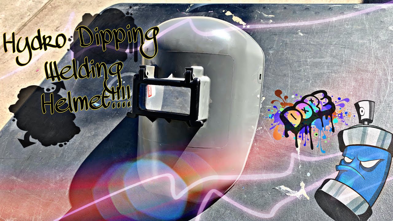 Hydro Dipping A Welding Helmet. 💦 YouTube