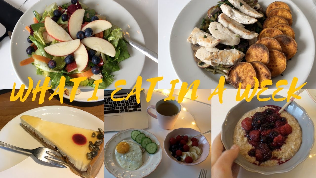 WHAT I EAT IN A WEEK | Charlotte K.