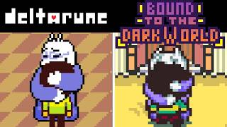 Deltarune - PC vs SNES Gameplay Comparison | Bound to the Dark World Demake
