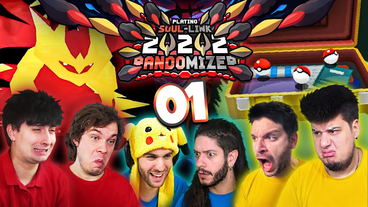 LO SCONTRO 2V2V2 HA INIZIO! - Pokemon Soul Link Platino 2v2v2 Randomizer ITA - #1