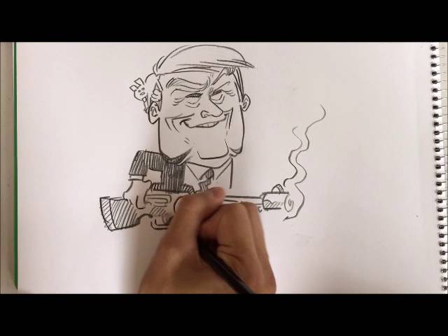 CARICATURA DE DONALD TRUMP POR IVANEVSKY