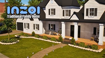 inZoi Speed Build Traditional Family Home | Relaxing LoFi Beats | inZoi Build inspo