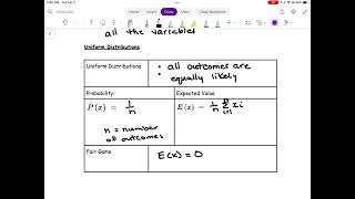 Uniform Distributions