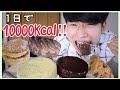 1日で1万キロカロリー摂取できるか？！【10,000kcal challenge】