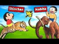 Shinchan vs nobita battle challenge    funny game