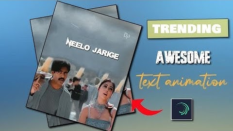 Alight motion trending video editing lyrics 2021|| STAR DP EDITS