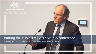Maths: Putting the M in STEM | 2017 MERGA | Opening address