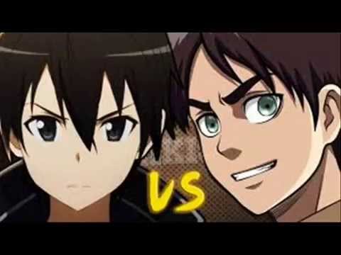 Eren Jaeger VS Kirito  Epicas Batallas de Rap del Frikismo + Link de descarga