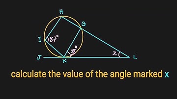 Circle Theorem | Angle between a tangent and extended chord