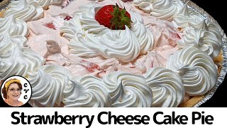 Strawberry Cheesecake Pie - Cream Cheese Desserts - Absolute Family Favorite