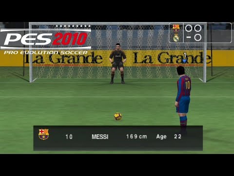 Retro PES 2010 | Penalty Shootout | Barcelona vs Real Madrid