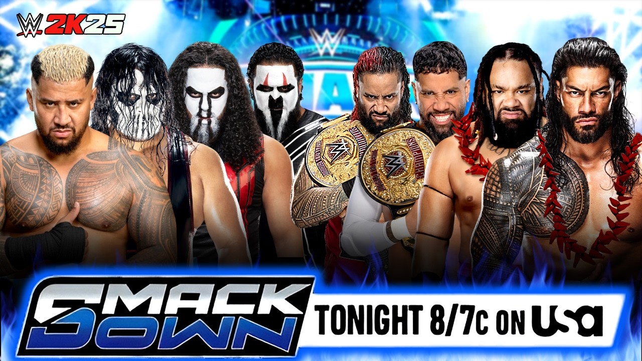 WWE Solo Sikoa The MFTs vs Roman Reigns The Bloodline  | WWE on SMACKDOWN Full Match 21/Feb/2026