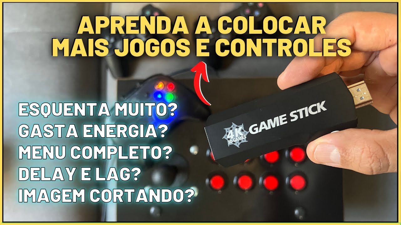 Game Stick GD10 4k Vayava 3D 16gb/32gb/128gb +40 mil jogos