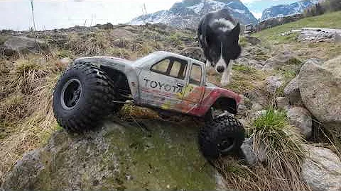 Axial SCX10 Pro: Got the tires and wheels! BF Goodrich Krawler on xtra wide Boom Racing Krait wheels