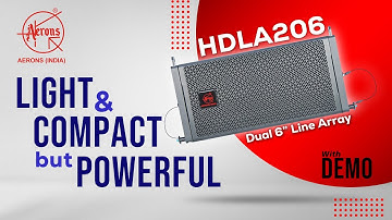 AERONS HDLA206 || ULTRA  COMPACT LINE ARRAY