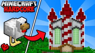 I Built A CHICKEN POWERED FIREWORK FARM In Minecraft 1.19 Hardcore