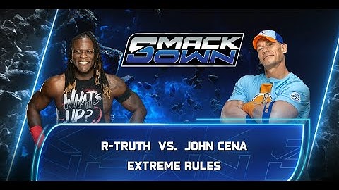 R-Truth vs John Cena – Extreme Rules Match in 4K! | WWE 2K25 Shock Showdown