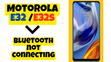 Motorola E32 / E32s Bluetooth Problem || Bluetooth not connecting || Bluetooth not showing problem
