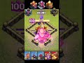 Barbarian destroy Town hall 13 14 15 16 17 and reng speel tower #cocmemes #coc #clashofclans #coc #
