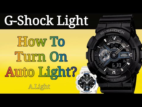 G-Shock Lichteinstellung | Wie schalte ich das automatische Licht ein?