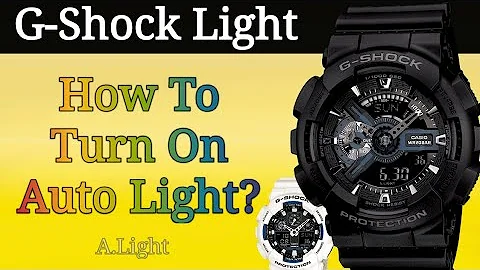 G-Shock Light Setting | How To Turn On Auto Light? | GA-100 GA-110 GA-700