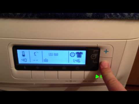 Electrolux EWS 126540 W органы управления и запуск