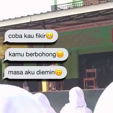 Anak SMA nyanyi bikin ngakak#kamu berbohong akupun percaya kamu percaya aku bohongi