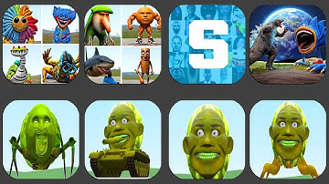 New Nextbots in Playground mod Evolution CURSED LIN GANG MELON EATER Sandbox In Space mod,Monster,==