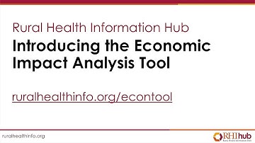 Introducing the Economic Impact Analysis Tool