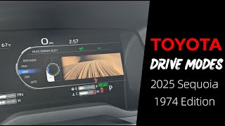 Drive Modes of the 2025 Toyota Sequoia 1794 Edition | and Multi-Terrain Select Modes