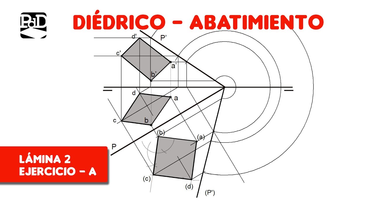 Pag. 2-A - Abatimientos - Ejercicios de Sistema Diédrico (SDO_ABT_L2).