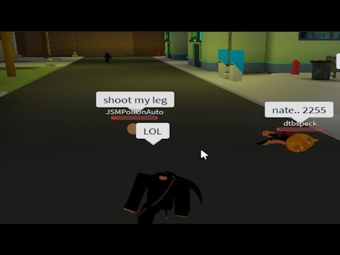 "shoot my leg"