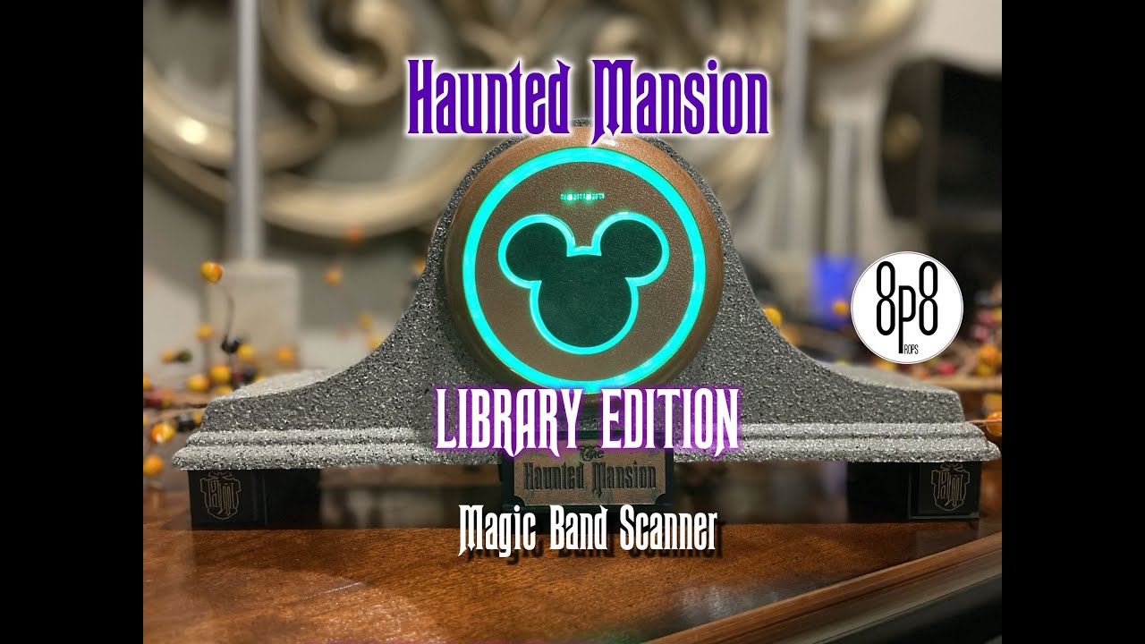 Haunted Mansion "Library Edition" Magic Band Scanner 
