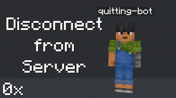 Making your Mineflayer Bot Disconnect from Servers in Python [3]