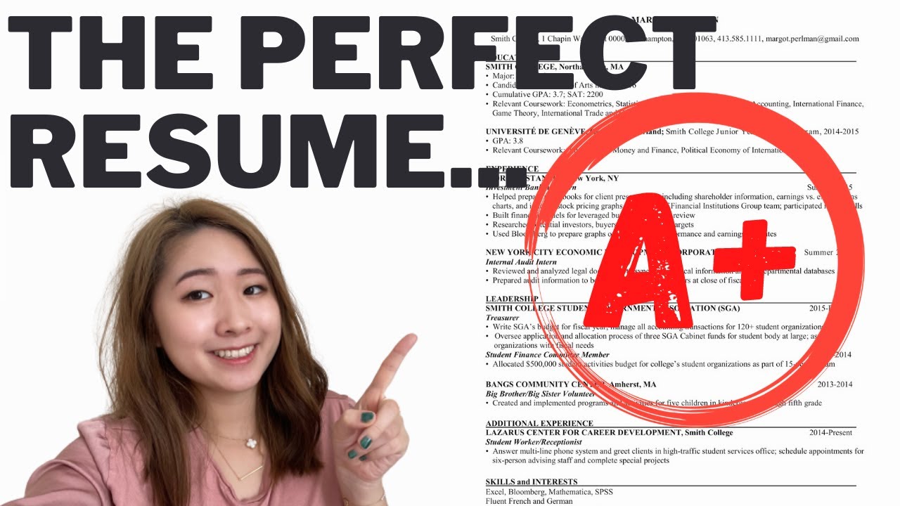 Ex-Investment Banker Reviews Your Resumes | Part 4 of 4 - YouTube
