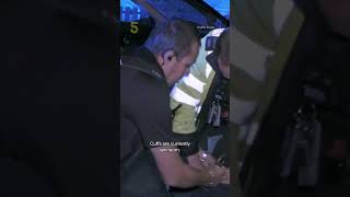 Getaway car forced to a stop in intense nighttime takedown 🚔 | S8, E4 | Traffic Cops