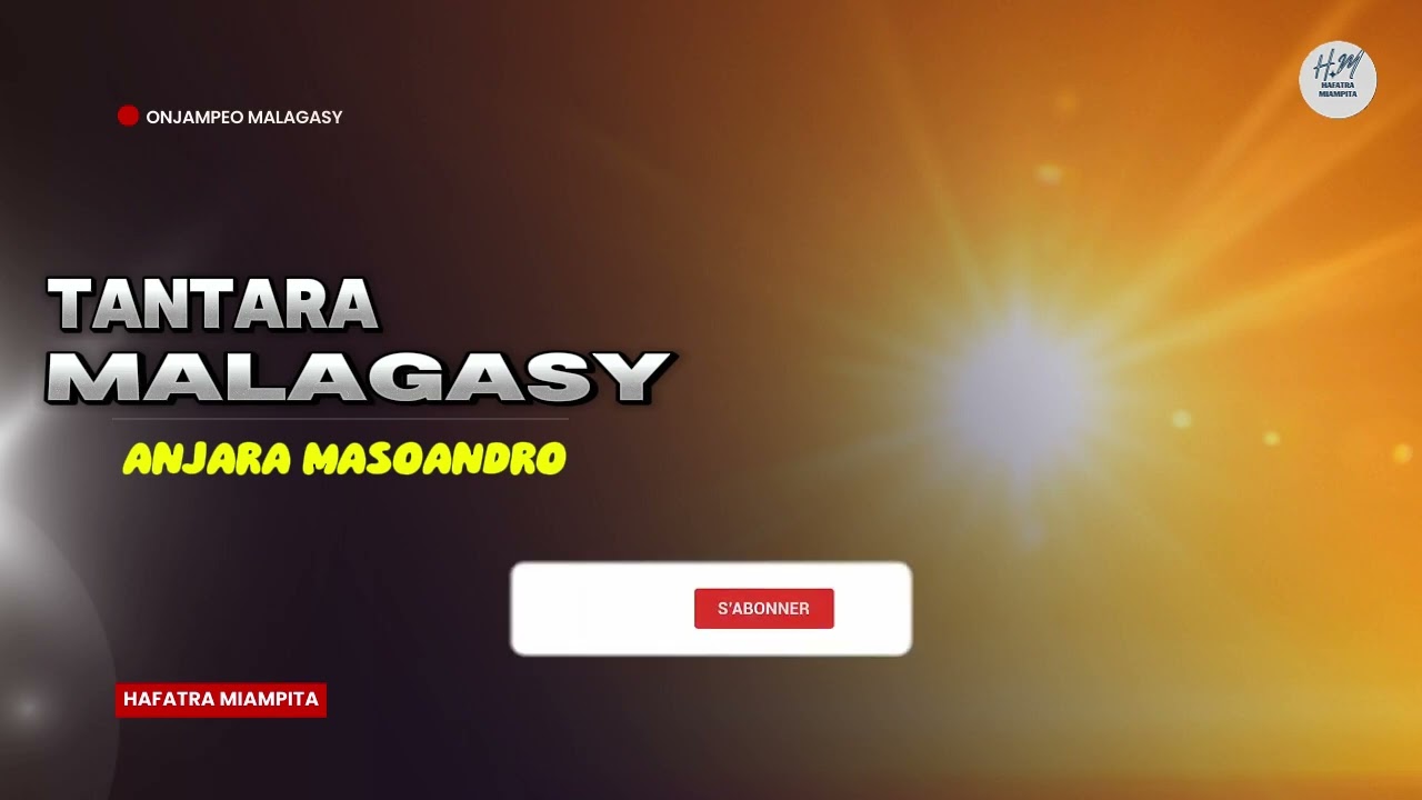 TANTARA MALAGASY - ANJARA MASOANDRO