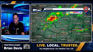 Thursday Evening 5pm Weather Broadcast 9/10 Scattered Storms Have Developed@WestTNWeather