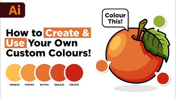 Adobe Illustrator Tutorial - How to Create Custom Colour Palettes