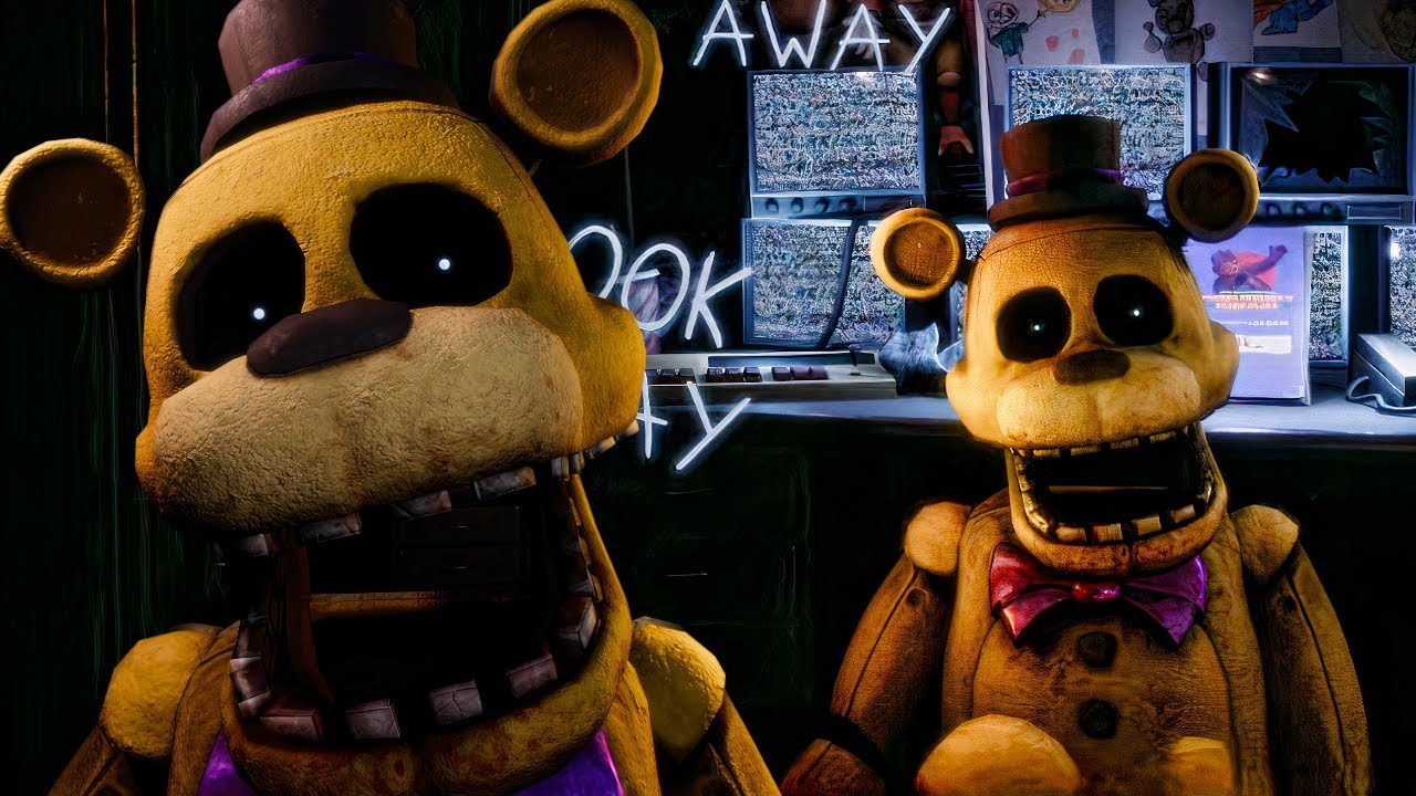 DESPERTE A GOLDEN FREDDY EN LA NOCHE 6 SECRETA / FNAF REWRITTEN PARTE 2 ...