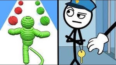 Thief Puzzle vs Rope Man Run 3D🟤⚫️New Levels Big New Update Max Walkthrough Android iOS Gameplay