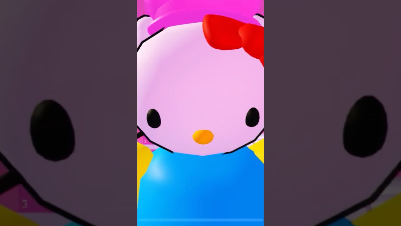 PLAY OBBY VS HELLO KITTY 😂 #roblox #shorts #robloxshorts #shortsfeed