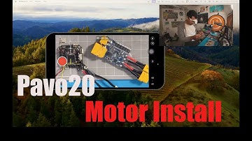 how to install motors to F4 2-3S 20A AIO FC V1 - install motors on pavo20 Part 3 of 4