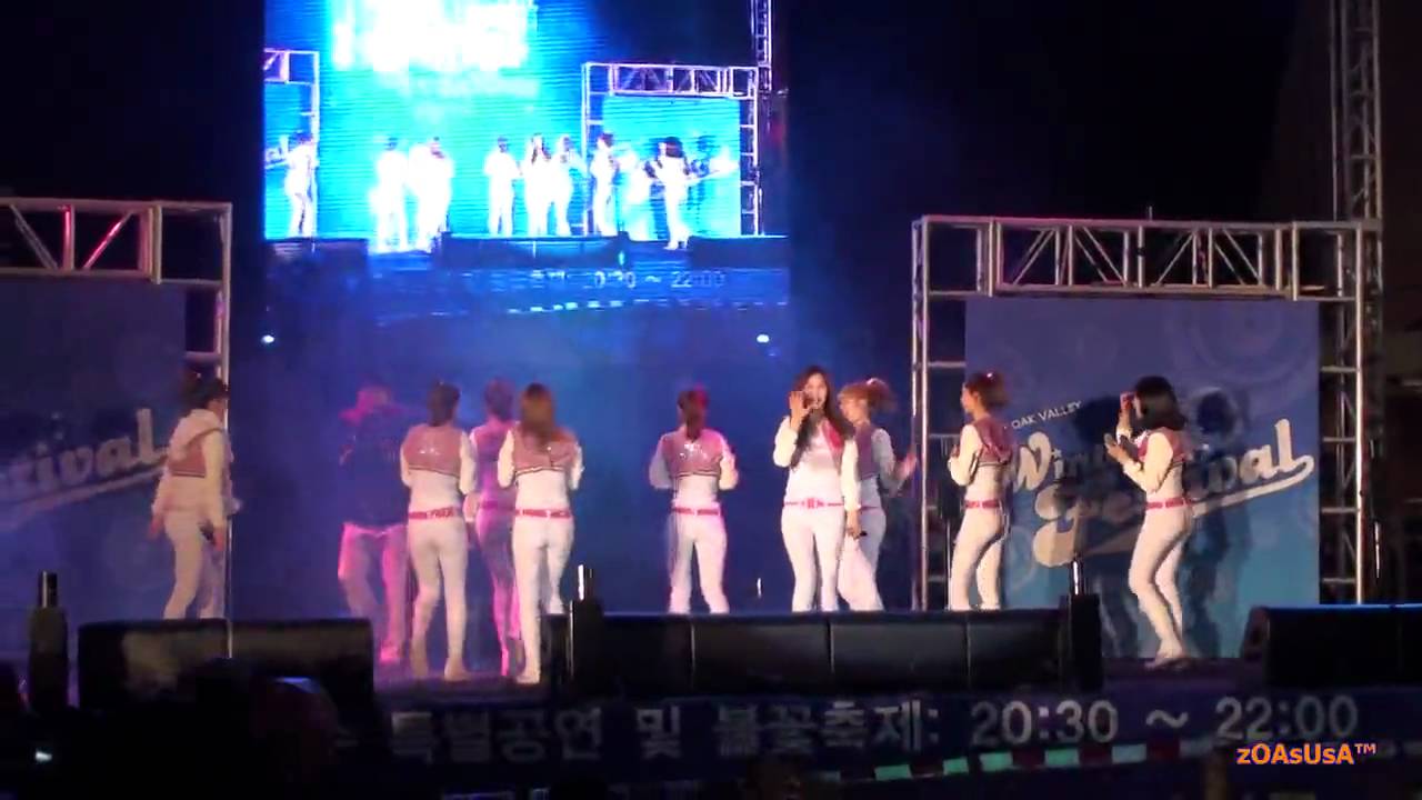 [Fancam] 100206 SNSD - Oh!, Gee@Oak Valley 09/10 Winter Festival