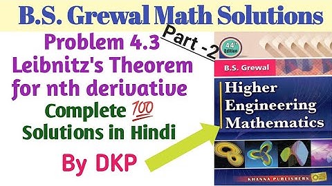 Problem 4.3- Leibnitz