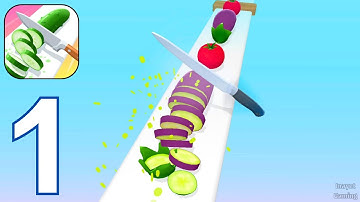 Perfect Slices - Gameplay Walkthrough Part 1 (Android,iOS)